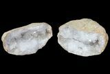 Lot: to Sparkling Quartz Geodes - Geodes #101637-1